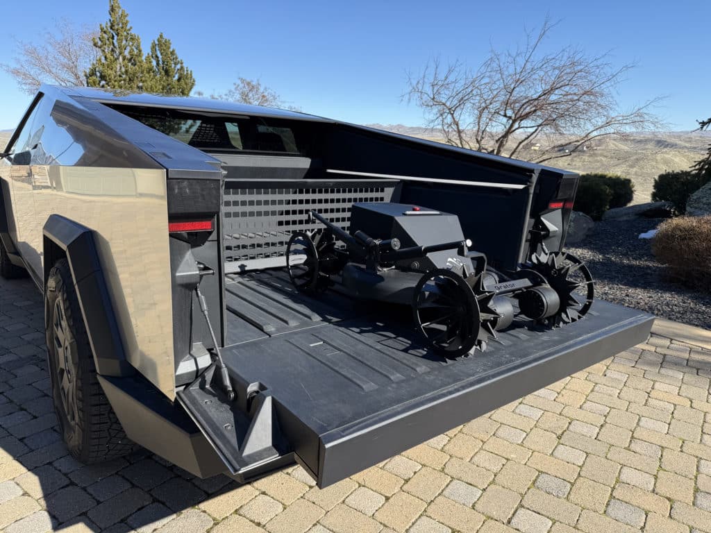Transport du Grator, robot débroussailleur polyvalent